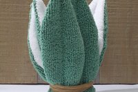 Plant Only (Smudge Plant Basic Microfiber Covert Cleaning Cloth) White