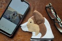 Smudge Dog Sheltie "Percy" Microfiber Covert Cleaning Cloth