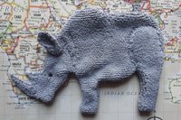 Smudge Safari: Rhinoceros Microfiber Covert Cleaning Cloth