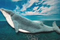 Smudge Fish: Blue Whale Microfiber Covert Cleaning Cloth