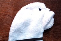 Shows the back side of the Smudge Dog