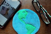 Showing scale of Clean Earth with two of the many items it can clean and polish: