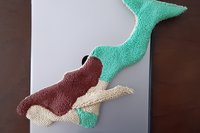 Mermaid attached to popular tablet.