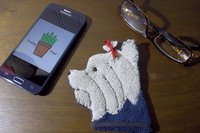 Smudge Dog Yorkie "Polly" Microfiber Covert Cleaning Cloth