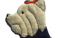 Smudge Dog Yorkie "Polly" Microfiber Covert Cleaning Cloth