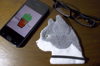 Smudge Cat "Miss Kitty" Microfiber Covert Cleaning Cloth