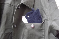 Smudge Cat "Tux" Microfiber Covert Cleaning Cloth