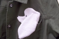 Smudge Dog Poodle "Sugar" Microfiber Covert Cleaning Cloth