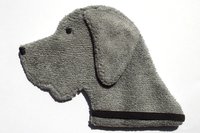 Smudge Dog Great Dane "Aggie" Microfiber Covert Cleaning Cloth