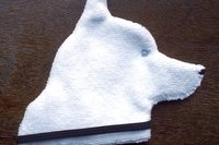 Smudge Dog Husky "Ivan"  Microfiber  Covert Cleaning Cloth