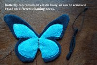 Smudge Bug Butterfly Microfiber Covert Cleaning Cloth