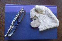 Smudge Dog Pomeranian "Cheeky" Microfiber Covert Cleaning Cloth