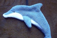 Smudge Fish: Dolphin Microfiber Covert Cleaning Cloth