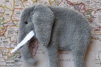 Smudge Safari: Elephant Microfiber Covert Cleaning Cloth