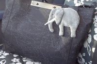 Smudge Safari: Elephant Microfiber Covert Cleaning Cloth