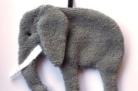 Smudge Safari: Elephant Microfiber Covert Cleaning Cloth