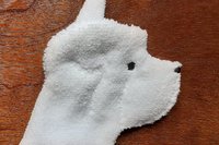 Smudge Dog Westie "Fergie" Microfiber Covert Cleaning Cloth