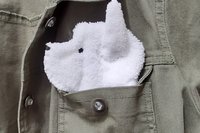 Smudge Dog Westie "Fergie" Microfiber Covert Cleaning Cloth