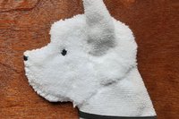 Smudge Dog Westie "Fergie" Microfiber Covert Cleaning Cloth