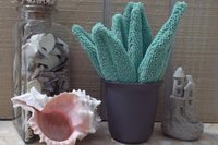 Smudge Plant Microfiber Cleaning Cloth