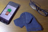 Smudge Dog Great Dane "Irene" Microfiber Covert Cleaning Cloth