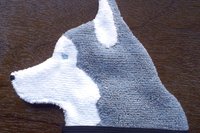 Smudge Dog Husky "Ivan"  Microfiber  Covert Cleaning Cloth
