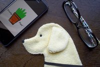 Smudge Dog Retriever "Joe" Microfiber  Covert Cleaning Cloth, Golden/Labrador Re