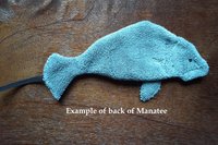 Smudge Fish: Manatee Microfiber Covert Cleaning Cloth