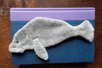Smudge Fish: Manatee Microfiber Covert Cleaning Cloth