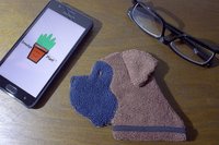 Boxer Smudge Dog "Manny" Microfiber Covert Cleaning Cloth
