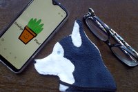 Smudge Dog Husky "Paul" Microfiber  Covert Cleaning Cloth