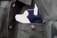 Smudge Dog Husky Microfiber Covert Cleaning Cloth