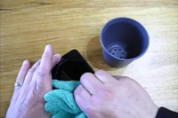 Smudge Plant in use