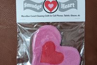 Smudge Heart Microfiber Covert Cleaning Cloth