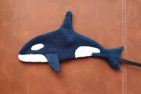Smudge Fish: Killer Whale Microfiber Covert Cleaning Cloth
