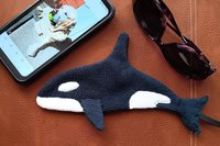 Smudge Fish: Killer Whale Microfiber Covert Cleaning Cloth