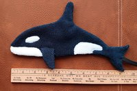 Smudge Fish: Killer Whale Microfiber Covert Cleaning Cloth