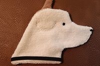The back of the Smudge Dog is a solid color
