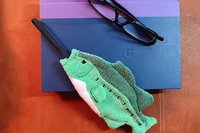 Smudge Fish: Largemouth Bass Microfiber  Covert Cleaning Cloth