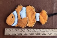 Smudge Fish: Clownfish Microfiber Covert Cleaning Cloth