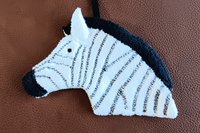 Smudge Safari: Zebra Microfiber Covert Cleaning Cloth