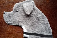 Smudge Dog Pit Bull "Stormy" Microfiber Covert Cleaning Cloth