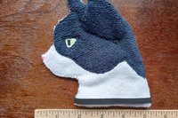 Smudge Cat "Tux" Microfiber Covert Cleaning Cloth