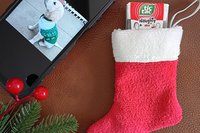 Smudge Stocking Microfiber Covert Cleaning Cloth and Gift Card Holder