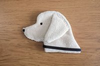 Smudge Dog Retriever "Abe" Microfiber Cleaning Cloth, Golden/Labrador Retriever