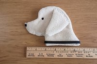 Smudge Dog Retriever "Abe" Microfiber Cleaning Cloth, Golden/Labrador Retriever