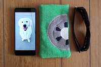Baseball Themed Microfiber Glasses/Cellphone Case, Cleaner and Case in One!