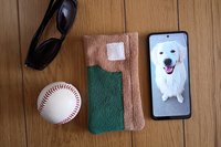 Baseball Themed Microfiber Glasses/Cellphone Case, Cleaner and Case in One!