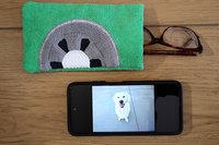 Baseball Themed Microfiber Glasses/Cellphone Case, Cleaner and Case in One!