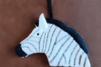 Smudge Safari: Zebra Microfiber Covert Cleaning Cloth